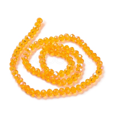 Electroplate Glass Beads Strands EGLA-A034-T3mm-L11-1