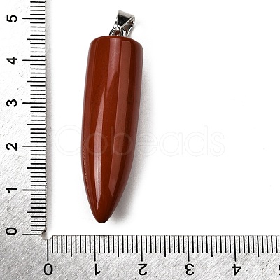 Natural Mixed Stone Pointed Pendants G-F820-12-1