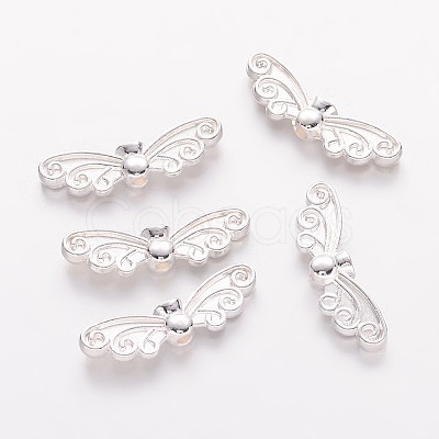 Tibetan Style Alloy Beads TIBEB-1331-S-FF-1