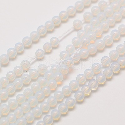 Opalite Round Beads Strands G-A130-2mm-A01-1