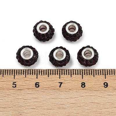 Resin Rhinestone Beads CPDL-H001-10x7mm-3-1
