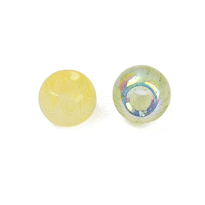 Mixed Color Imitation Cat Eye Glass Round Seed Beads SEED-NH0003-01A-01-1