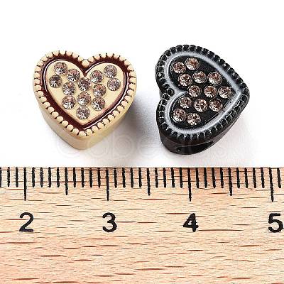 Opaque Resin European Beads RESI-M038-01-1