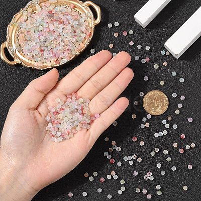 50G Frosted Glass Beads FGLA-YW0001-03A-1