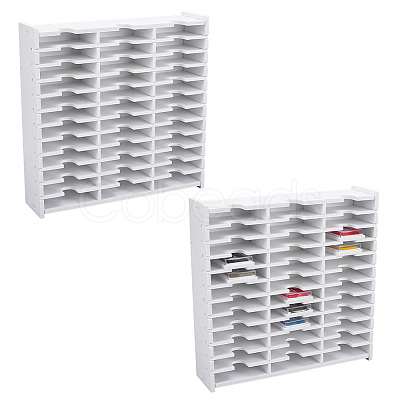2 Sets 36 Grids PVC Plastic Inkpad Storage Holder ODIS-UN0001-15B-1