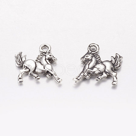 Tibetan Style Alloy Pendants TIBEP-E131-AS-1