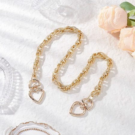 Aluminium Textured Rope Chain Bag Decorative Chains FIND-JF00161-02-1