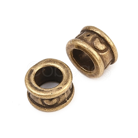 Tibetan Style Alloy European Beads LS-K0P5H071-1
