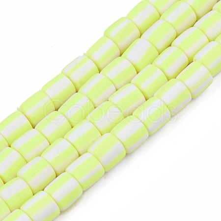 Handmade Polymer Clay Bead Strands CLAY-T020-12J-1
