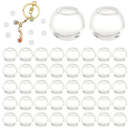200Pcs Round Mechanized Blown Glass Globe Ball Bottles BLOW-PH0001-19-1
