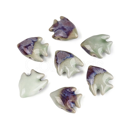 Handmade Porcelain Beads PORC-Q008-14B-1