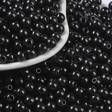 Opaque Acrylic Beads SACR-A007-01C-16-1