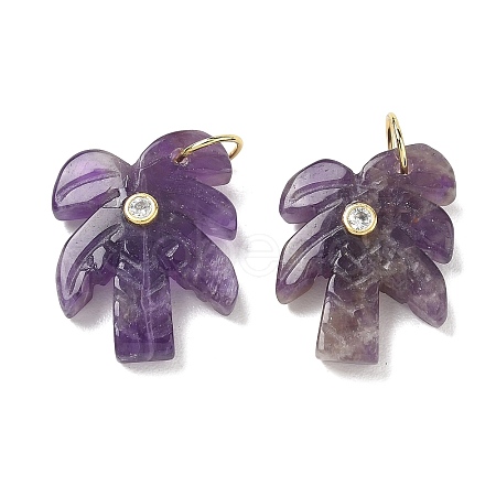 Natural Amethyst Carved Pendants GG-CBA67BD-02G-F-1