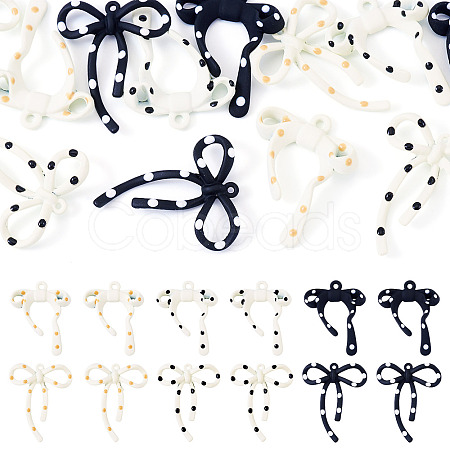 12Pcs 6 Styles Spray Painted Alloy Enamel Pendants ENAM-TA0003-03-1