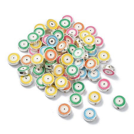 Alloy Enamel Beads PALLOY-Q445-20-1