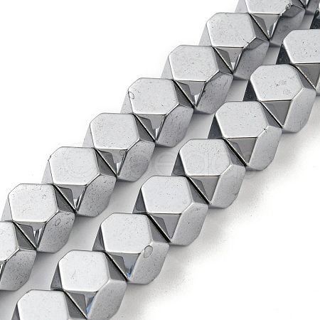 Electroplated Synthetic Non-magnetic Hematite Beads Strands G-Z032-G02-08P-1