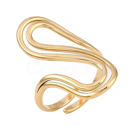 304 Stainless Steel Rings for Women RJEW-A049-02A-G-1