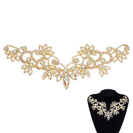 Crystal Rhinestone Cloth Patches DIY-WH0683-62G-1