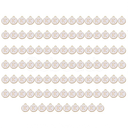 Golden Plated Enamel Alloy Charms ENAM-SZ0001-26A-K-1