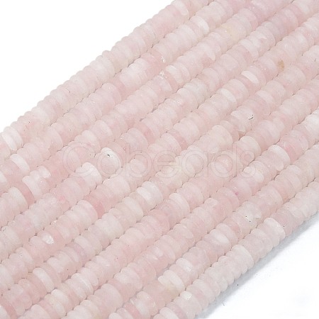 Frosted Natural Rose Quartz Beads Strands G-K389-C06-01-1