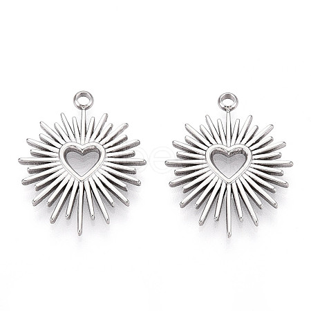 Non-Tarnish 304 Stainless Steel Pendants STAS-I671-01P-1