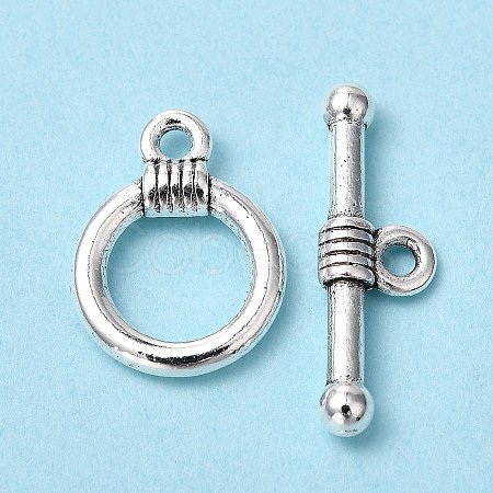 Tibetan Style Alloy Toggle Clasps LS-LF0034Y-NF-1