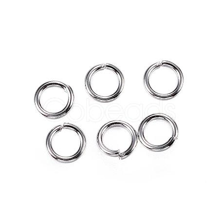 Tarnish Resistant 304 Stainless Steel Open Jump Rings STAS-D448-096P-4mm-1