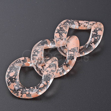 Transparent Acrylic Linking Rings OACR-N009-015A-B11-1