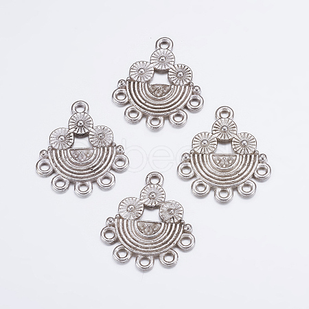 Alloy Rhinestone Connector Settings EA10681Y-1