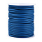 Hollow Pipe PVC Tubular Synthetic Rubber Cord, Wrapped Around White Plastic Spool, Marine Blue, 3mm, Hole: 1.5mm, about 27.34 yards(25m)/roll