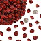 Preciosa&reg MAXIMA Crystal Round Stones, Czech Crystal, Dura Foiling, Round(431 11 615 Chaton), 90075 Red Velvet, SS45(9.85~10.2mm)