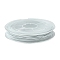 Tiger Tail Wire, Nylon-coated Stainless Steel, WhiteSmoke, 25 Gauge(0.45mm), about 32.8 Feet(10m)/roll