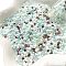 Transparent Glass Beads, Mixed Shapes, Pale Turquoise, 20~50mm