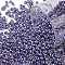 TOHO Round Seed Beads, Japanese Seed Beads, (PF567) PermaFinish Purple Metallic, 11/0, 2.2mm, Hole: 0.8mm, about 5555pcs/50g