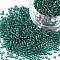 12/0 Grade A Round Glass Seed Beads, Silver Lined, Dark Turquoise, 12/0, 2x1.5mm, Hole: 0.3mm, about 30000pcs/bag