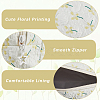 2Pcs 2 Styles Portable Travel Polyester Cosmetic Zipper Storage Clutch Bags ABAG-CY0001-01D-5