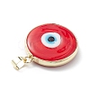 Handmade Evil Eye Lampwork Pendants LAMP-F031-03G-5