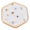 PU Leather and Wood Organizer Ring Display Trays ODIS-PH0009-15B-1
