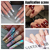 48Pcs 6 Styles Alloy Rhinestone Cabochons MRMJ-GO0001-02-6