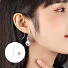 10Pcs Transparent Resin Earring Hooks FIND-YW0006-98G-7