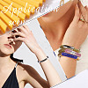16Pcs 8 Style Brass Rhinestone & Polymer Clay Rhinestone Curved Tube Beads RB-SC0001-07-6