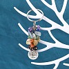 Natural Gemstone Keychain KEYC-JKC00163-03-4