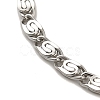 304 Stainless Steel Lumachina Chain Bracelets BJEW-C079-01B-P-2