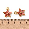 304 Stainless Steel Enamel Pendants SA-L002-17G-03-3