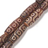 Tibetan Style 9-Eye dZi Beads Strands G-O057-05A-1