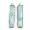 Natural Amazonite Pendants X-G-S344-23C-2