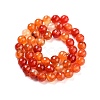 Natural Agate Beads Strands G-G580-8mm-M-4