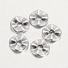 Tibetan Style Wavy Spacer Beads X-TIBEB-A101871-AS-FF-2