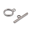 Non-Tarnish 304 Stainless Steel Ring Toggle Clasps X-STAS-Q179-01-2