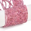 Natural Pink Tourmaline Beads Strands G-F782-A04-01-1